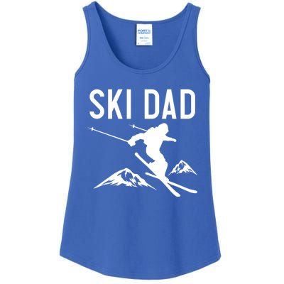 Snow Ski Dad Great Gift Dad Skiing Gift Ladies Essential Tank