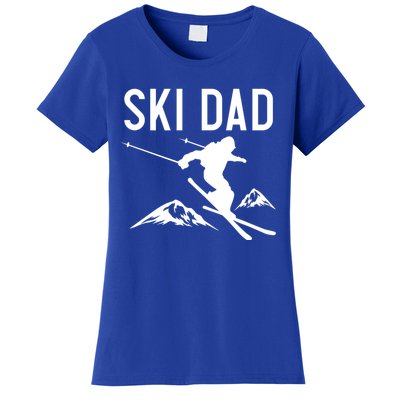 Snow Ski Dad Great Gift Dad Skiing Gift Women's T-Shirt