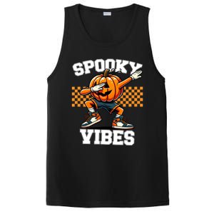 Spooky Squad Dabbing Pumpkin Monster Halloween Gift PosiCharge Competitor Tank