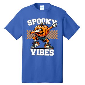 Spooky Squad Dabbing Pumpkin Monster Halloween Gift Tall T-Shirt