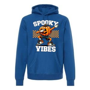 Spooky Squad Dabbing Pumpkin Monster Halloween Gift Premium Hoodie