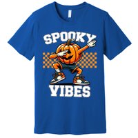 Spooky Squad Dabbing Pumpkin Monster Halloween Gift Premium T-Shirt