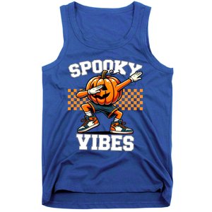 Spooky Squad Dabbing Pumpkin Monster Halloween Gift Tank Top