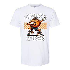 Spooky Squad Dabbing Pumpkin Monster Halloween Gift Softstyle CVC T-Shirt