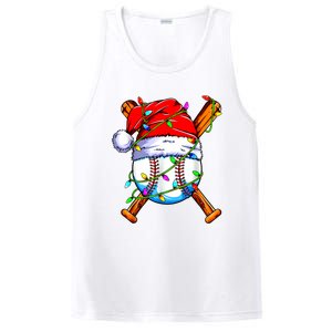 Santa Sports Design For Christmas Baseball Player PosiCharge Competitor Tank