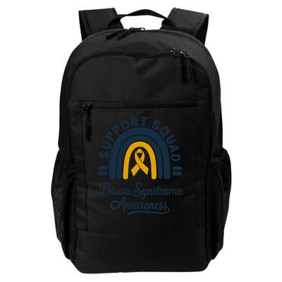 Support Squad Down Syndrome Awareness Yellow Ribbon Gift Backpack