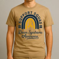 Support Squad Down Syndrome Awareness Yellow Ribbon Gift T-Shirt