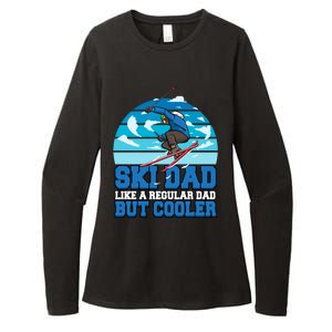 Skiing Ski Dad Like A Regular Dad But Cooler Father Winter Great Gift Womens CVC Long Sleeve Shirt