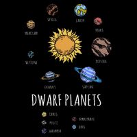 Solar System Dwarf Planets Outer Space Astronaut Daily Commute Backpack