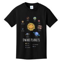 Solar System Dwarf Planets Outer Space Astronaut Kids T-Shirt