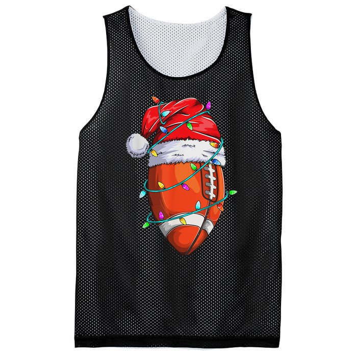 Santa Sports Design Christmas Football Player Mesh Reversible Basketball Jersey Tank