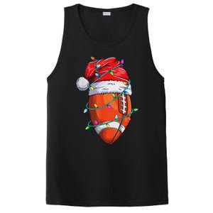 Santa Sports Design Christmas Football Player PosiCharge Competitor Tank