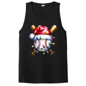 Santa Sports Design For Christmas Baseball Player PosiCharge Competitor Tank