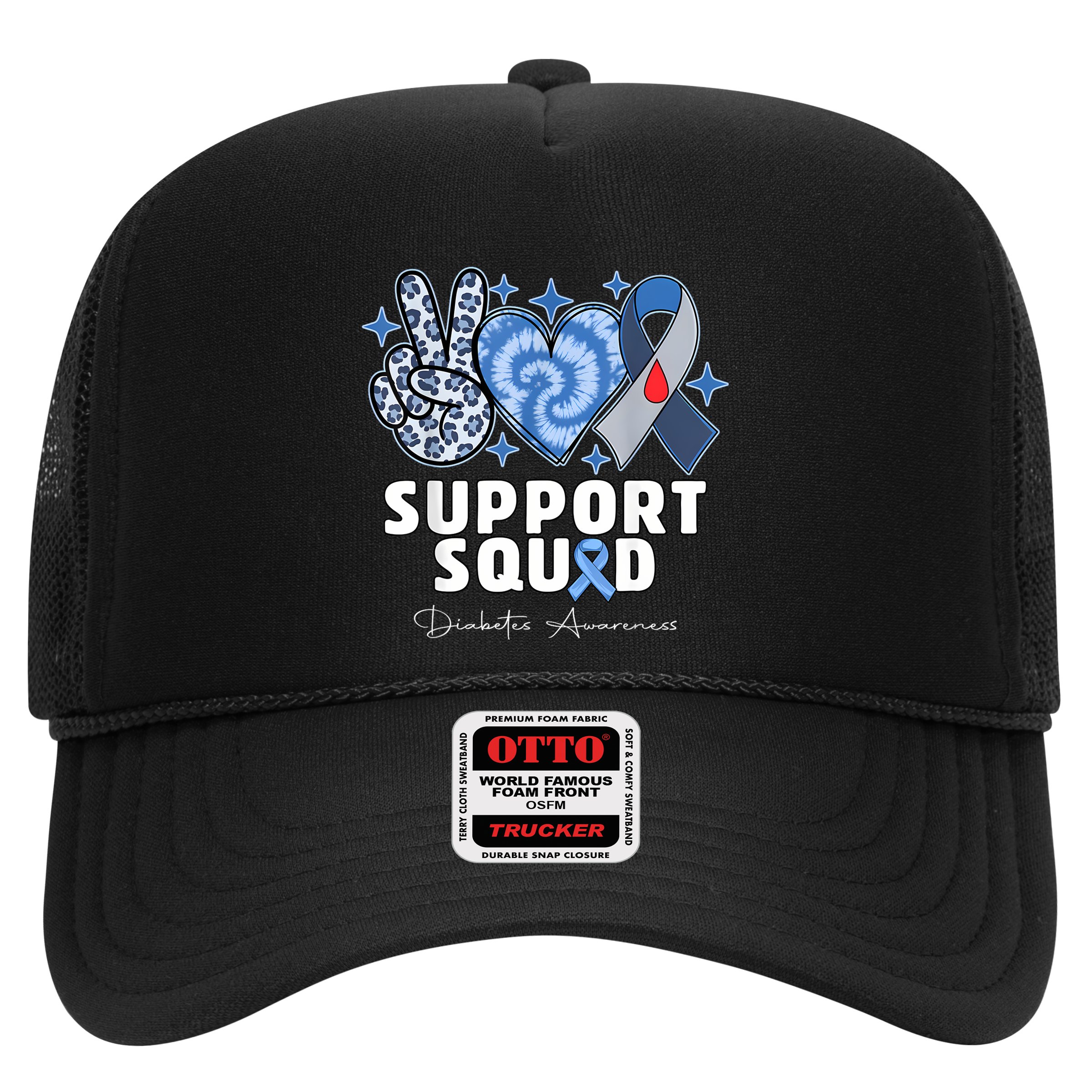 Support Squad Diabetes Awareness T1d Type 1 Hat