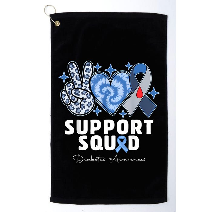 Support Squad Diabetes Awareness T1d Type 1 Golf Towel