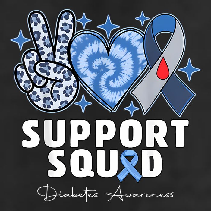 Support Squad Diabetes Awareness T1d Type 1 Golf Towel