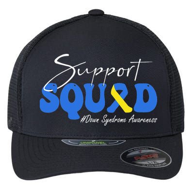 Support Squad Down Syndrome Awareness Flexfit Unipanel Trucker Cap