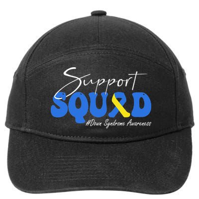 Support Squad Down Syndrome Awareness 7-Panel Snapback Hat