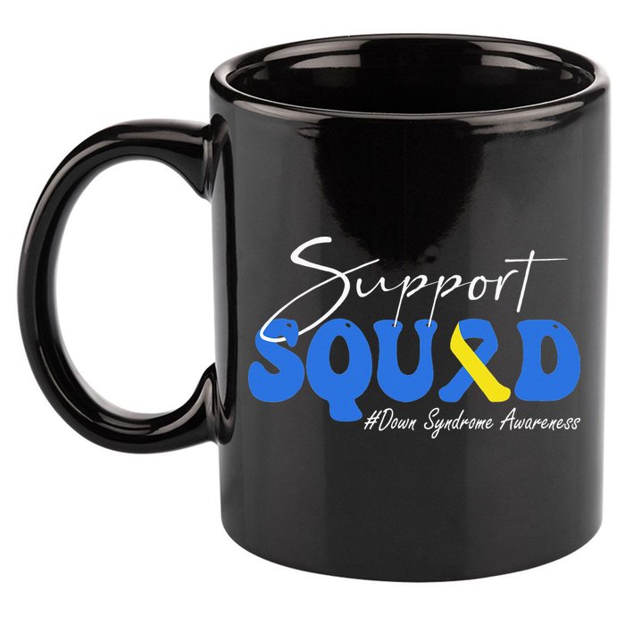 Support Squad Down Syndrome Awareness 11oz C Handle Ceramic Mug