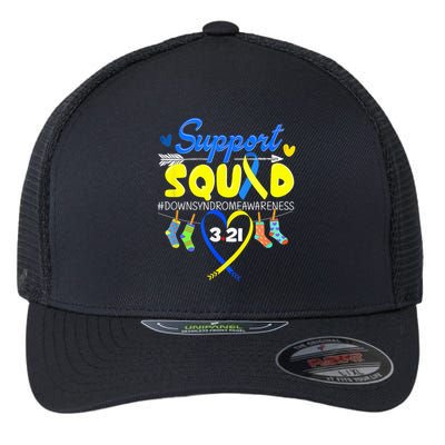 Support Squad Down Syndrome Awareness Day Flexfit Unipanel Trucker Cap