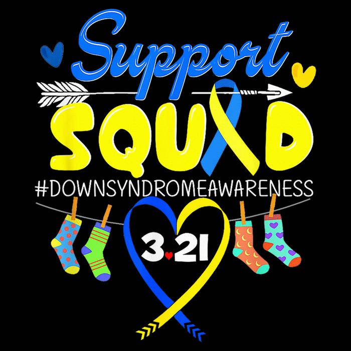 Support Squad Down Syndrome Awareness Day Button