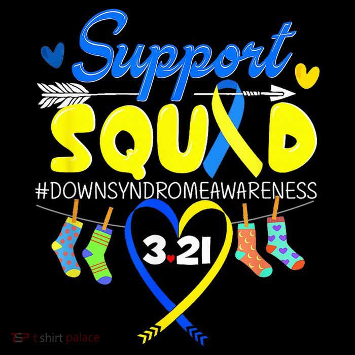Support Squad Down Syndrome Awareness Day 7-Panel Snapback Hat