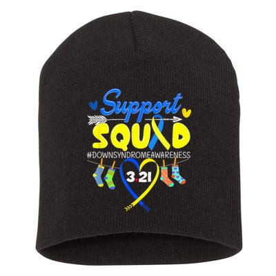 Support Squad Down Syndrome Awareness Day Short Acrylic Beanie