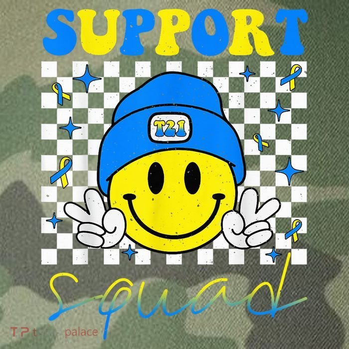 Support Squad Down Syndrome Awareness Day Groovy Legacy Tie Dye Trucker Hat