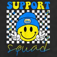 Support Squad Down Syndrome Awareness Day Groovy Cool Comfort Performance Bucket Hat