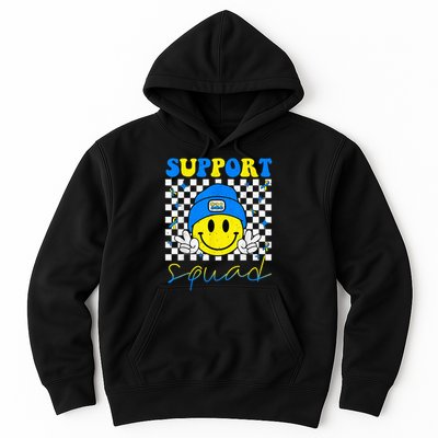 Support Squad Down Syndrome Awareness Day Groovy Hoodie
