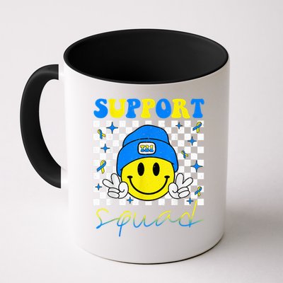 Support Squad Down Syndrome Awareness Day Groovy Mug
