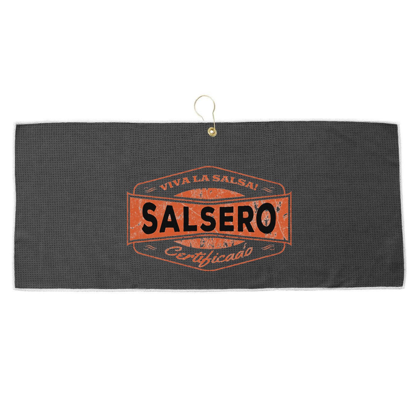Salsero Salsa Dancing I Salsa Dance Clothing Large Microfiber Waffle Golf Towel