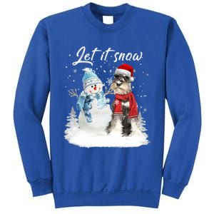 Schnauzer Santa Dog Christmas Snow Xmas Pajama Great Gift Sweatshirt