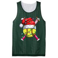 Santa Sports Design Women Christmas Softball Player Mesh Reversible Basketball Jersey Tank