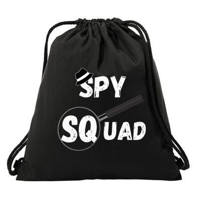 Spy Squad Detective Team Spying Crew Investigate Espionage Drawstring Bag