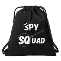 Spy Squad Detective Team Spying Crew Investigate Espionage Drawstring Bag