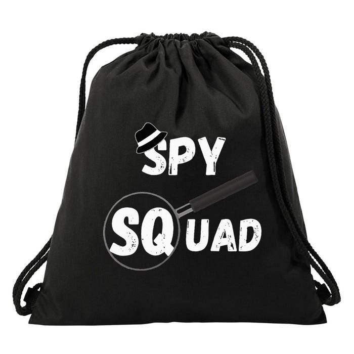Spy Squad Detective Team Spying Crew Investigate Espionage Drawstring Bag
