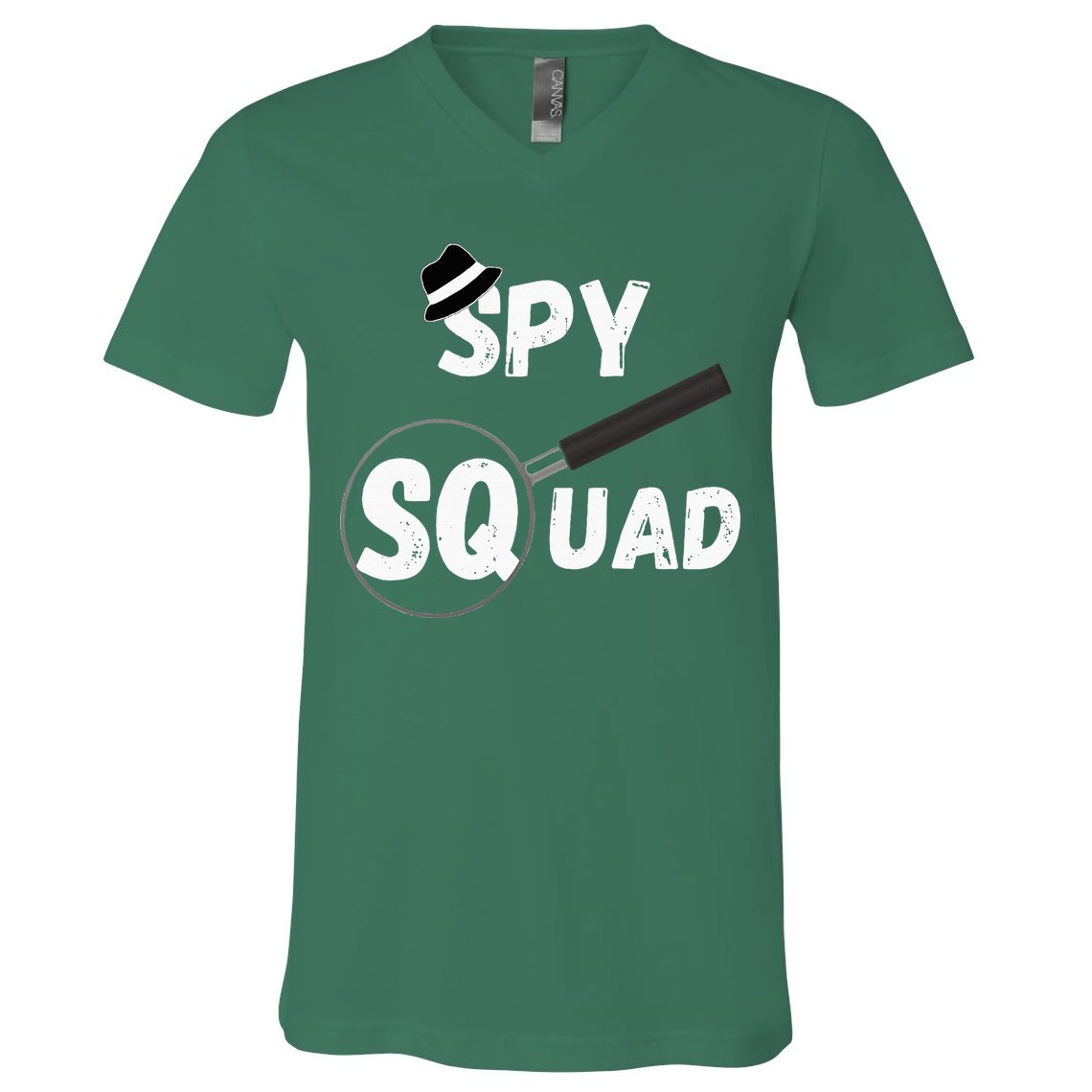 Spy Squad Detective Team Spying Crew Investigate Espionage V-Neck T-Shirt