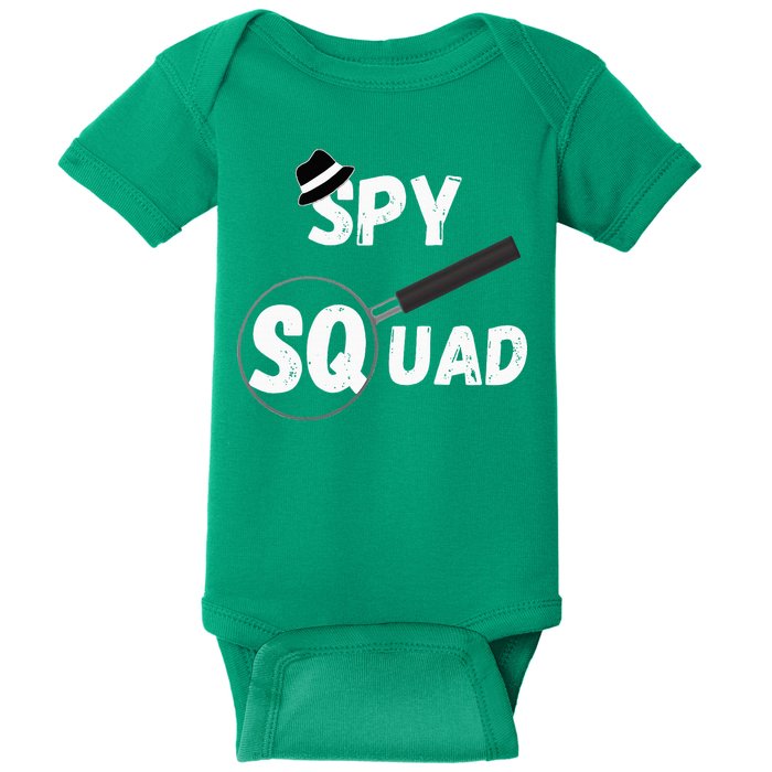 Spy Squad Detective Team Spying Crew Investigate Espionage Baby Bodysuit