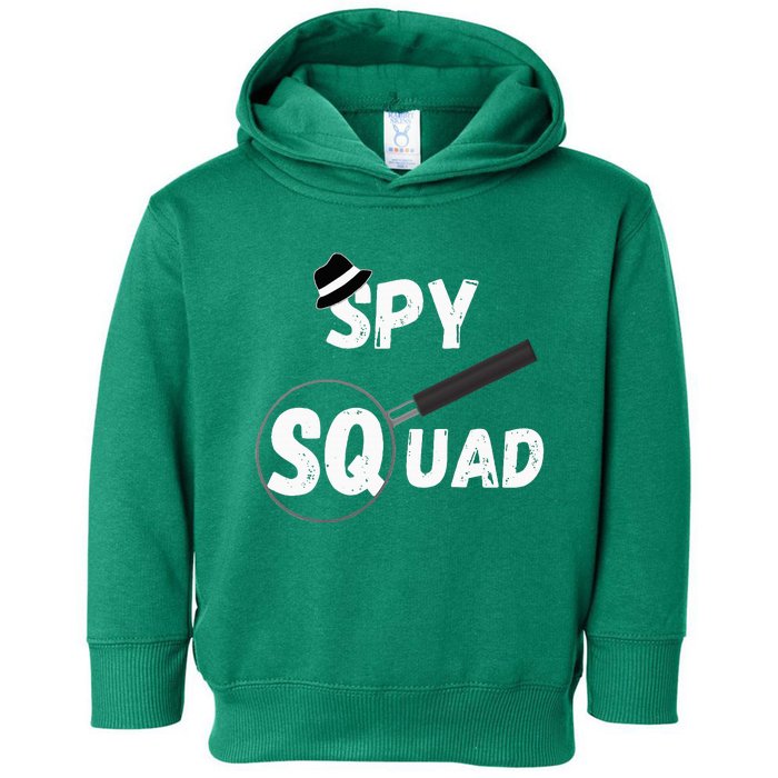 Spy Squad Detective Team Spying Crew Investigate Espionage Toddler Hoodie