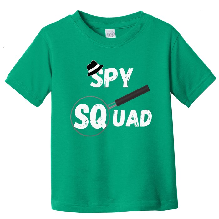 Spy Squad Detective Team Spying Crew Investigate Espionage Toddler T-Shirt