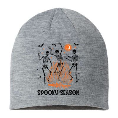 Spooky Season Dancing Skeleton Halloween Costume Funny Cute Sustainable Beanie