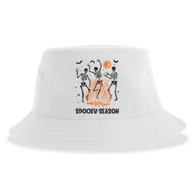 Spooky Season Dancing Skeleton Halloween Costume Funny Cute Sustainable Bucket Hat