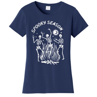 Spooky Season Dancing Skeleton Halloween Costume Women's T-Shirt