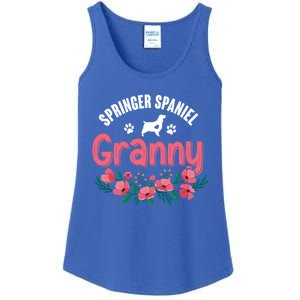 Springer Spaniel Dog Granny Grandma Xmas Dog Lover Christmas Meaningful Gift Ladies Essential Tank