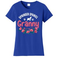 Springer Spaniel Dog Granny Grandma Xmas Dog Lover Christmas Meaningful Gift Women's T-Shirt