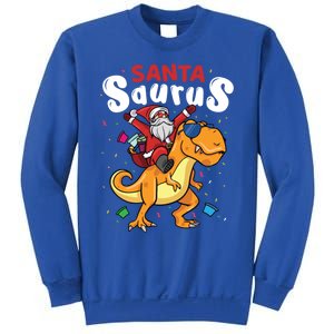 Santa Saurus Dino And Santa Claus Dinosaur And Santa Gift Sweatshirt