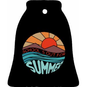 Style Summer Dress SchoolS Out For Summer Ceramic Bell Ornament