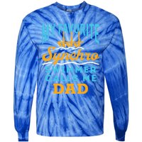 Synchronized Swimming Dad Favorite Synchro Swimmer Artistic Cute Gift Tie-Dye Long Sleeve Shirt