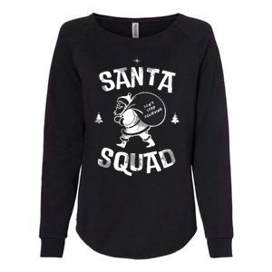 Santa Squad Dont Stop Believing Christmas Womens California Wash Sweatshirt